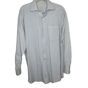 Tommy Bahama 100% Egyptian Cotton Multicolored Striped Button Down Size 32-33